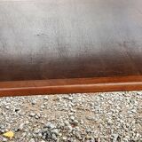 Vintage side table from the 50s in beech oak and poplar compass feet