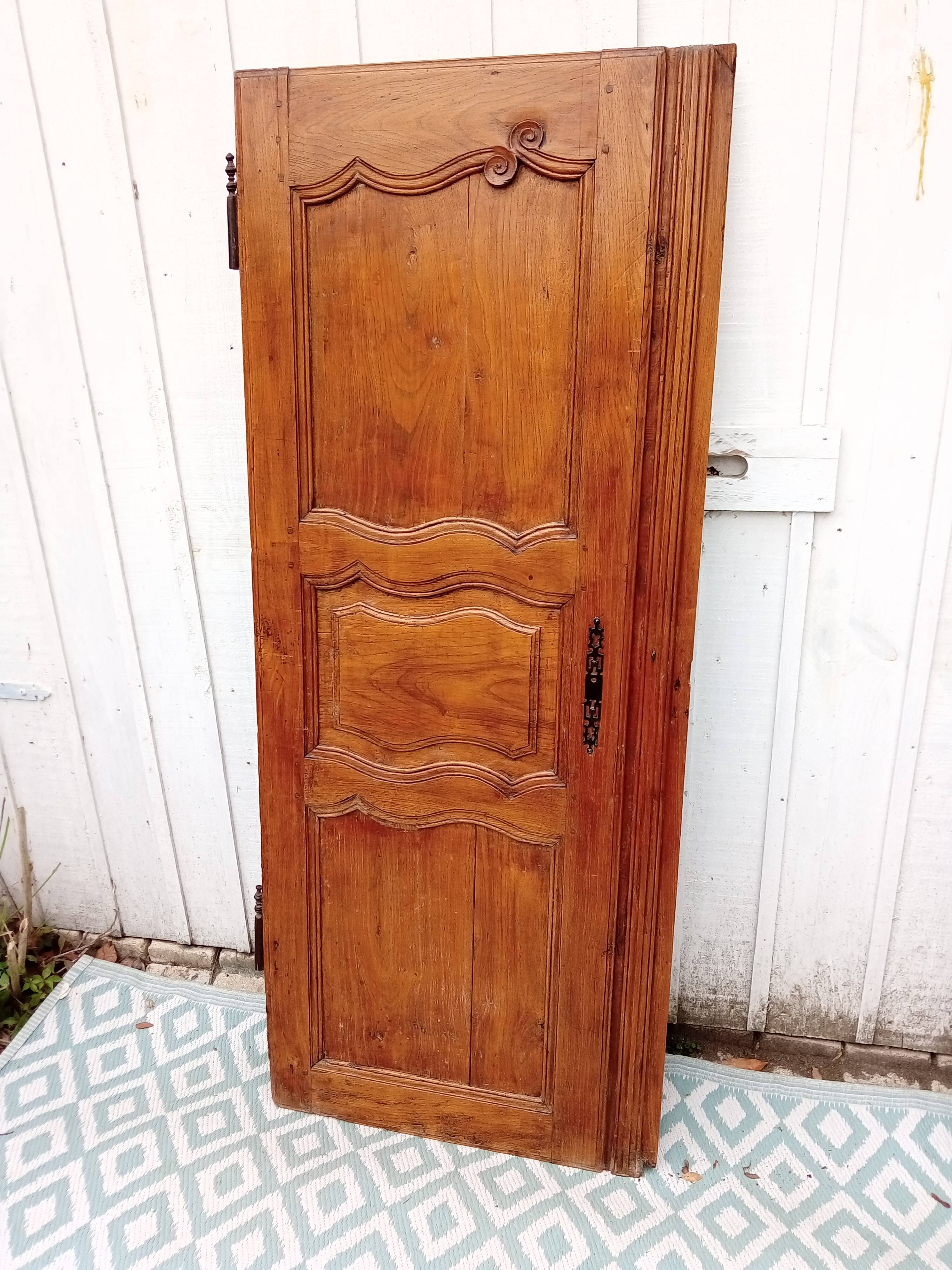 Pair of solid oak doors