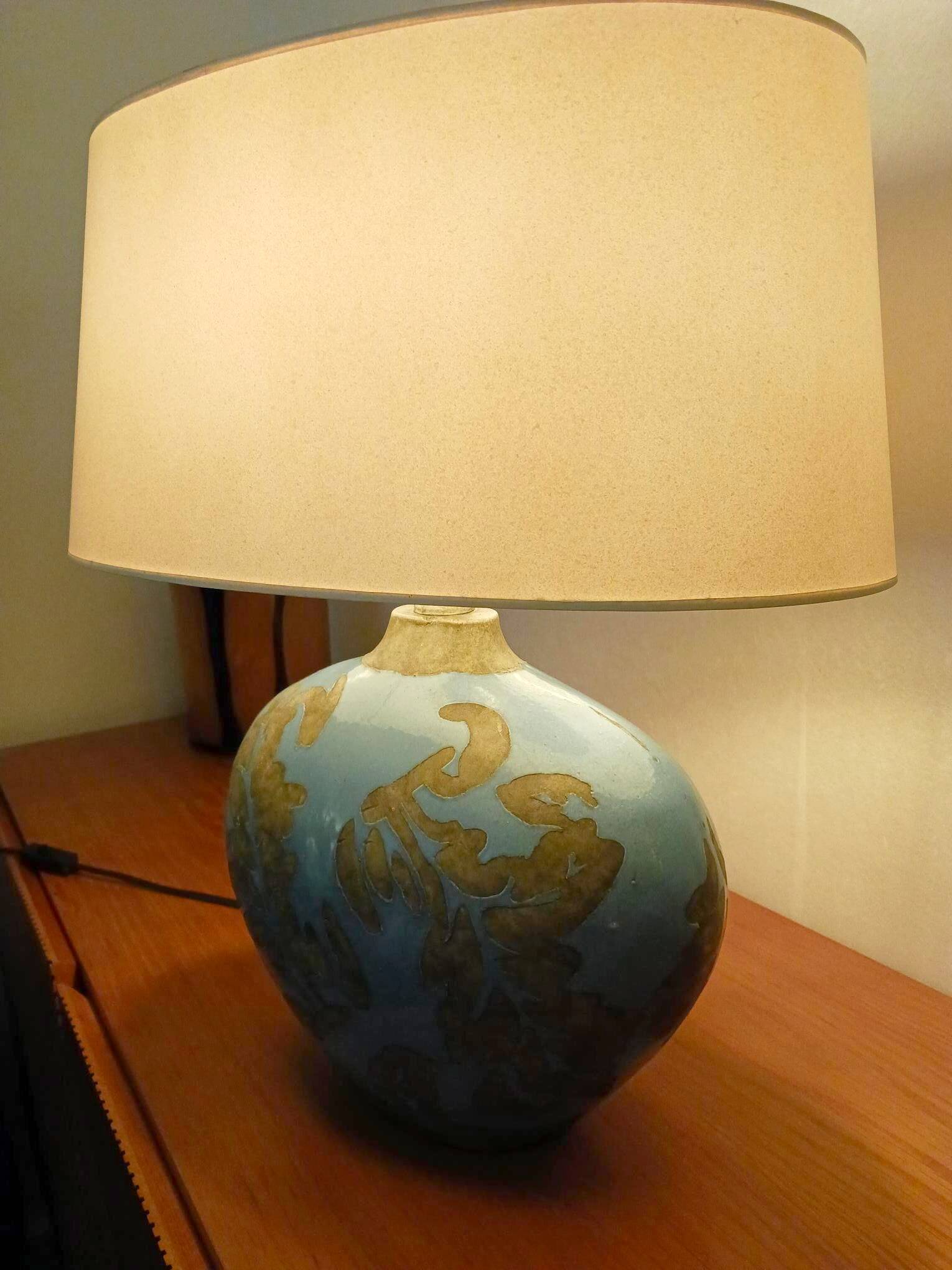 Lampe à poser ovale, Marque Holländer