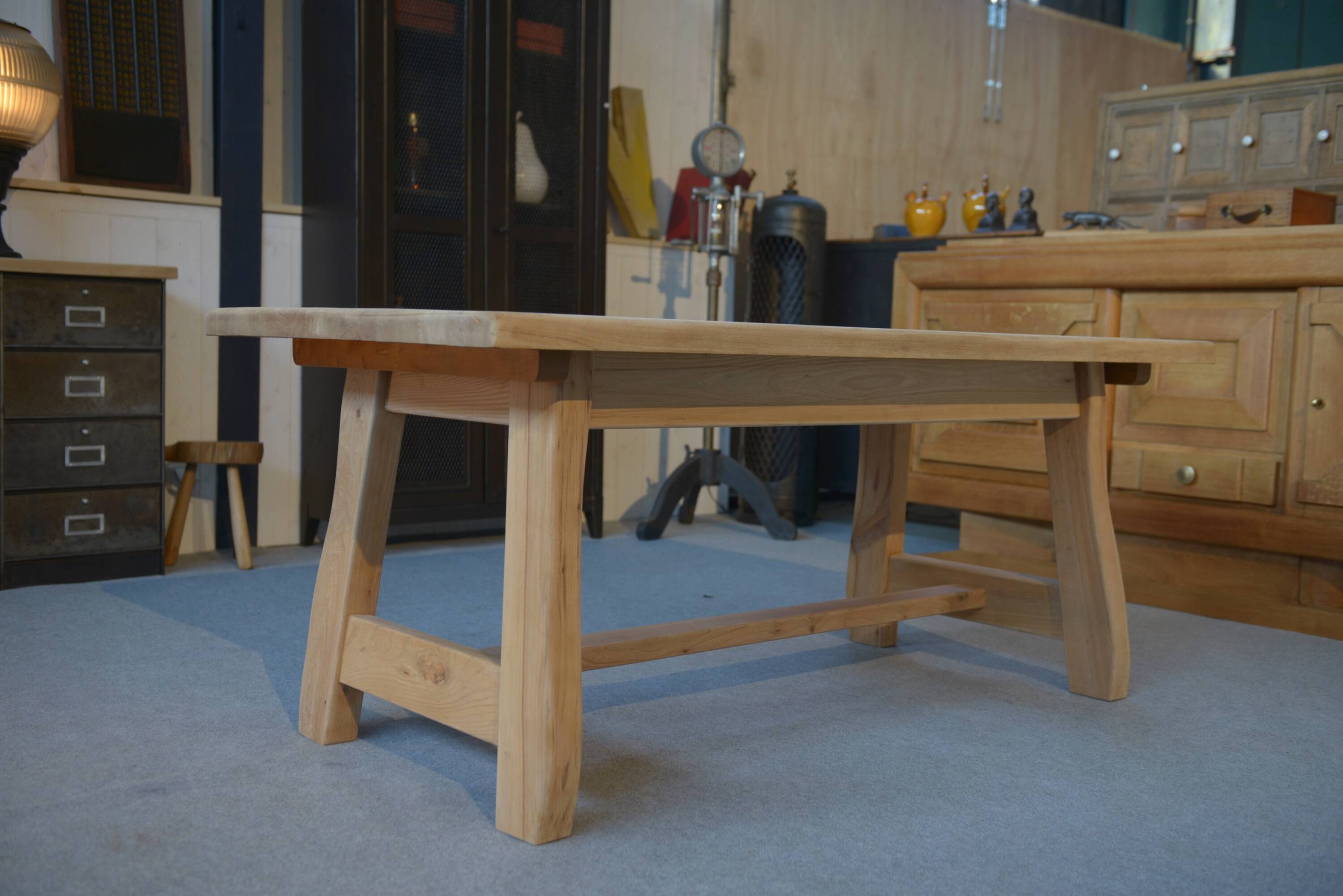 1960's elm dining room table