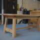 Table de la salle à manger en orme 1960's