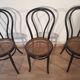 Chaises de salle à manger en hêtre courbé dans le style de Thonet, Italie, lot de 4