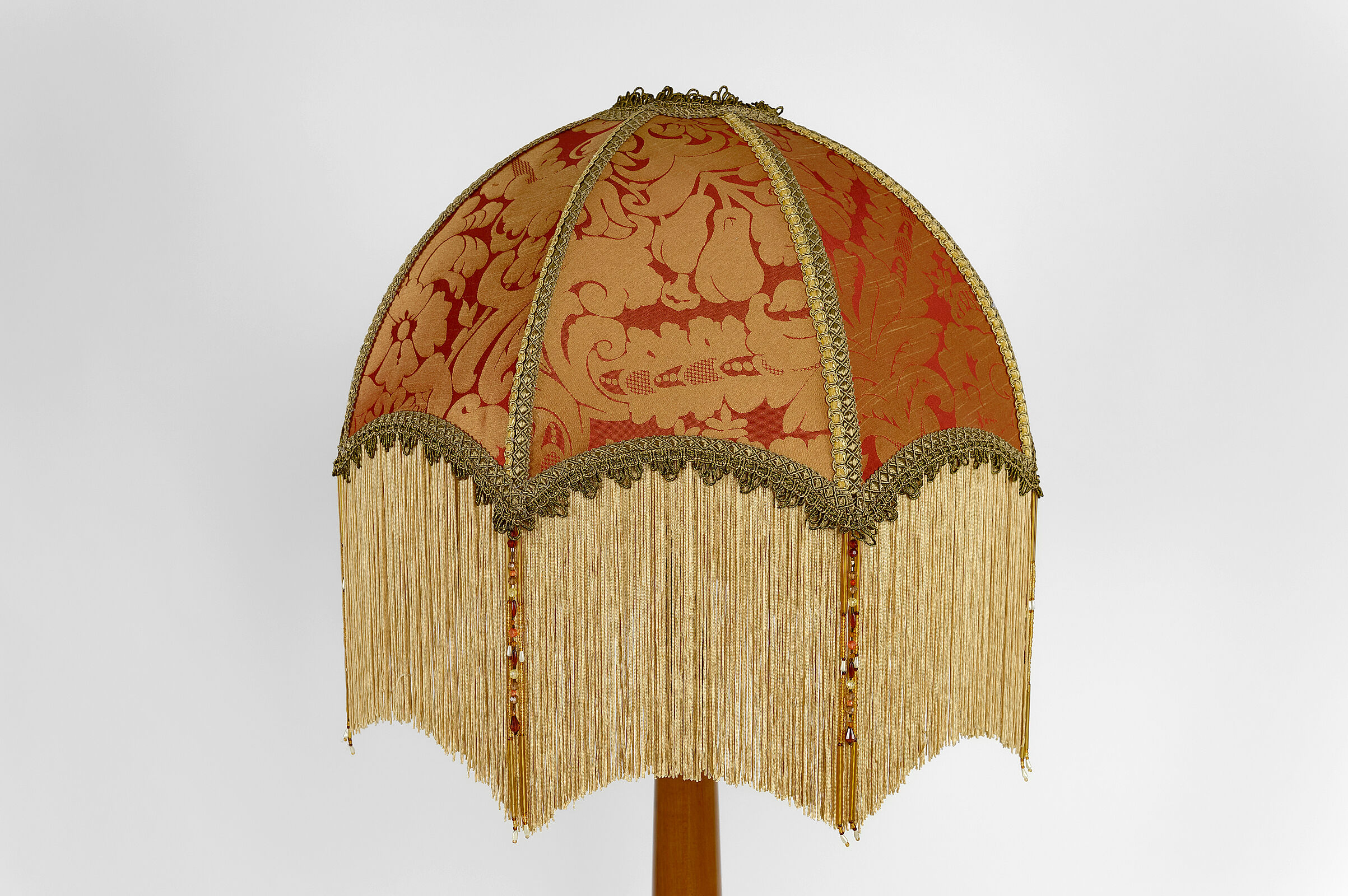 Art Nouveau cherry floor lamp by Paul Follot, circa 1920