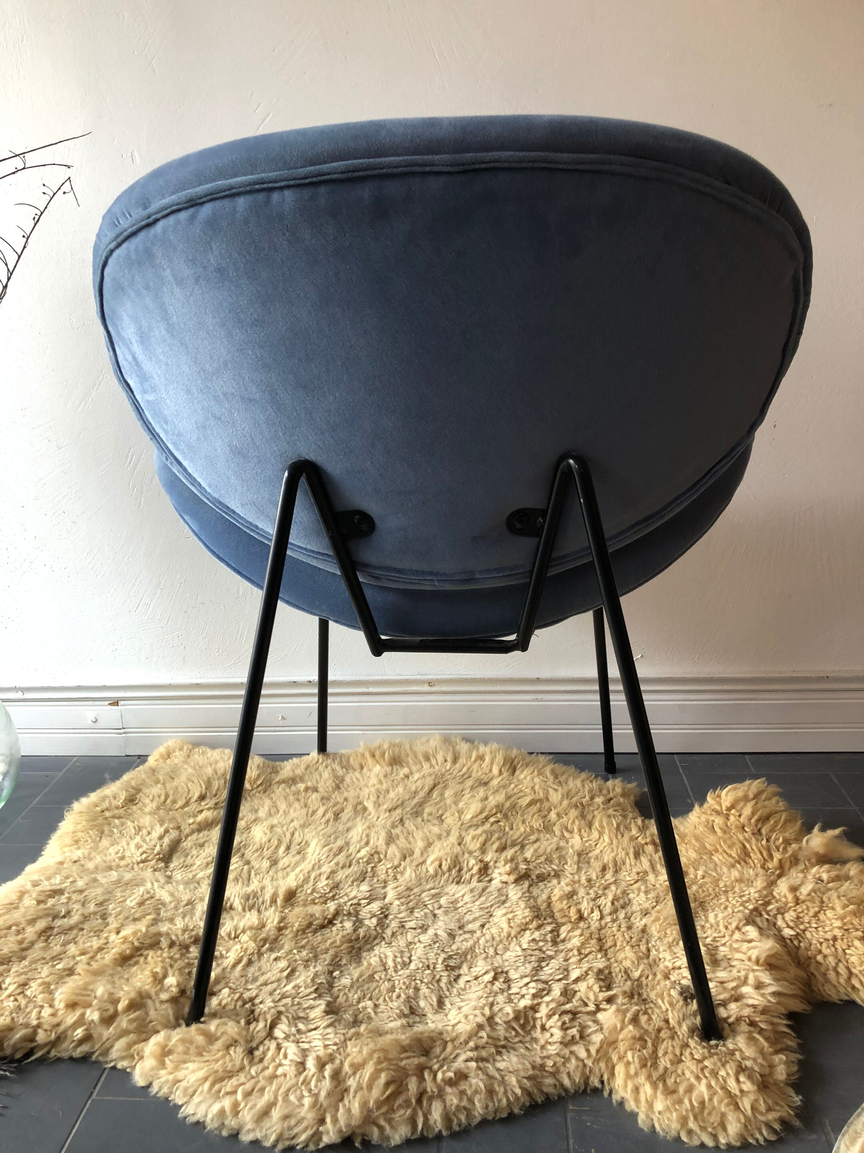 Vintage blue armchair