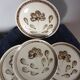 6 dessert plates glazed stoneware from Sarreguemines, Art workshop, model Jocelyne - vintage