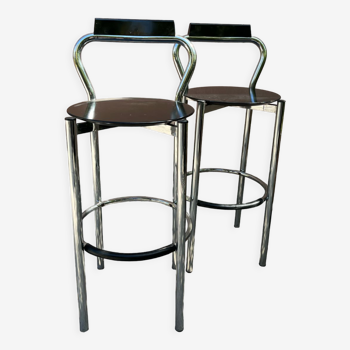 Pair bar stool calligaris