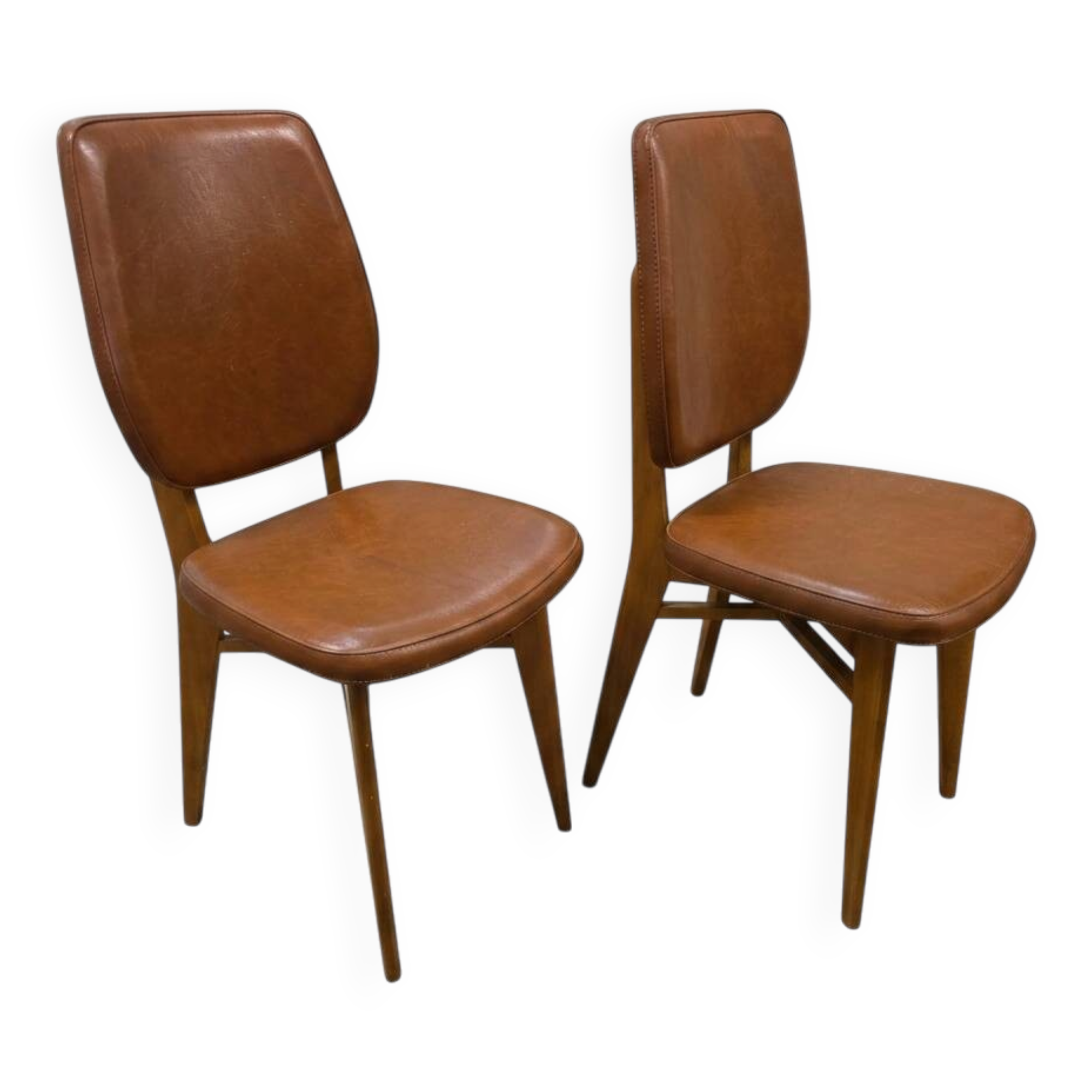 Paire de chaises vintage des années 60