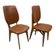 Paire de chaises vintage des années 60
