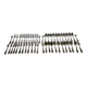 Silver metal cutlery