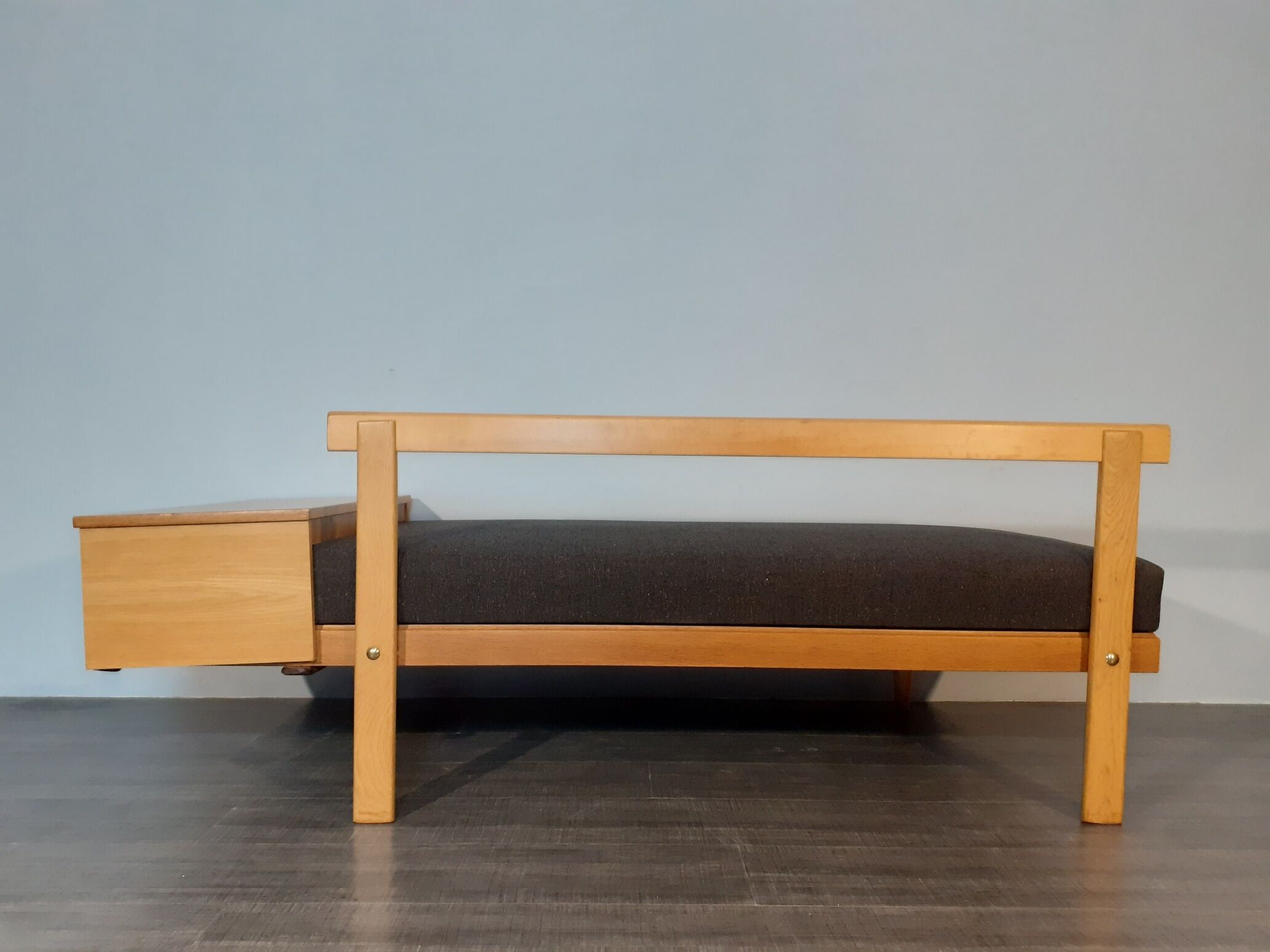 Daybed Svanette in oak by Ingmar Relling, Vintage Norwegian 1960s