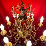 Louis XV style bronze chandelier
