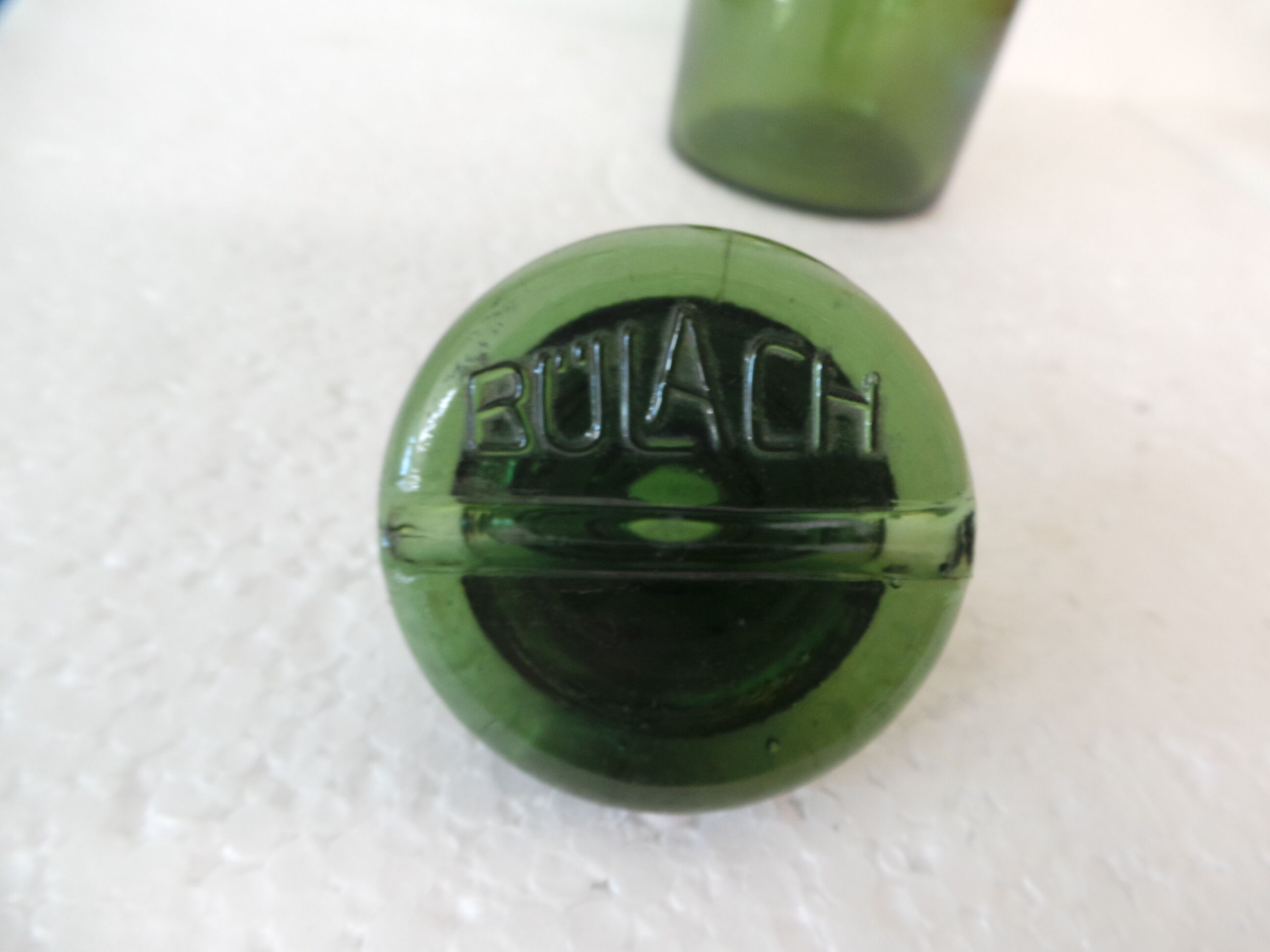 Old green bottle Bulach