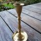Lot of 3 brass candlesticks