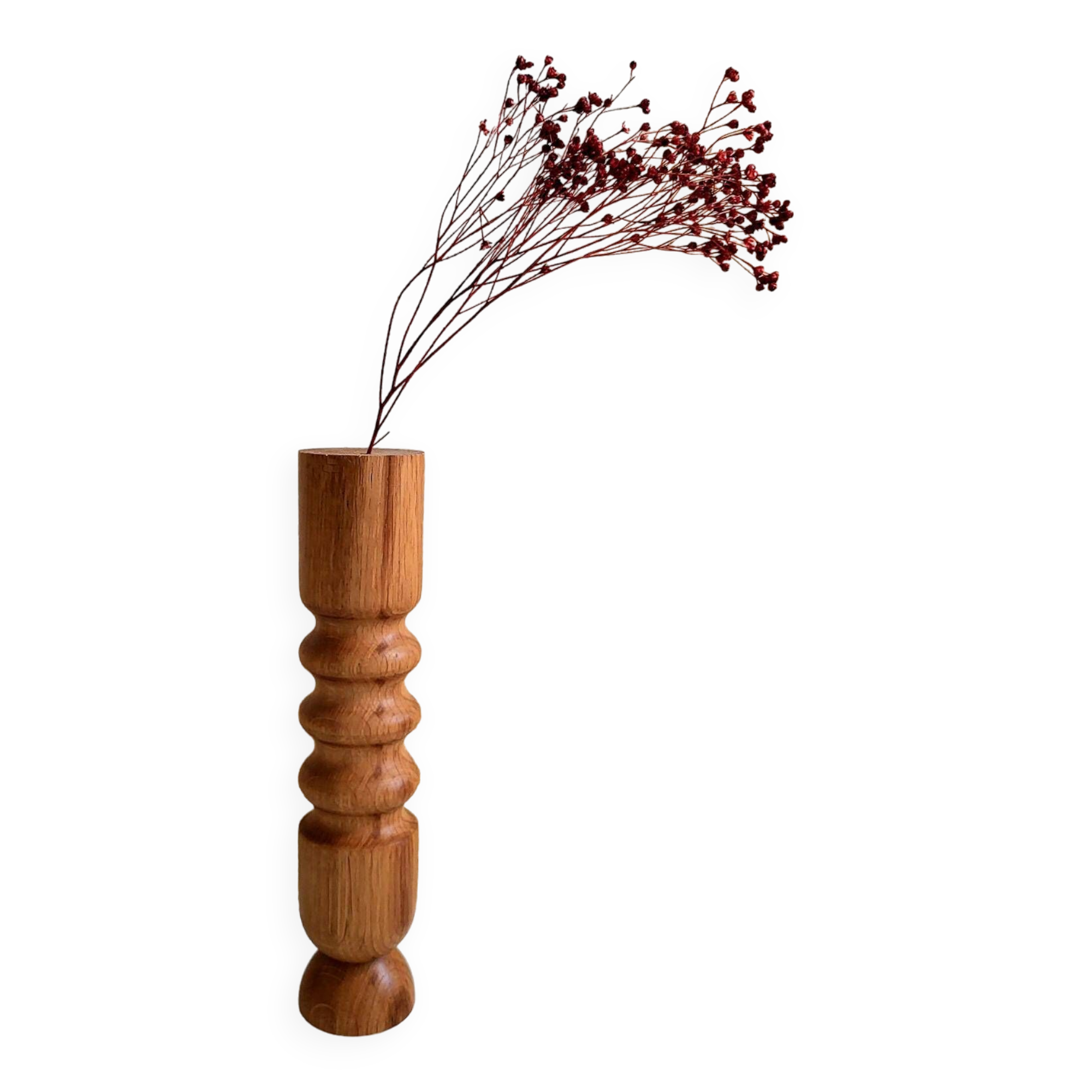 Candle holder - alma oak soliflore