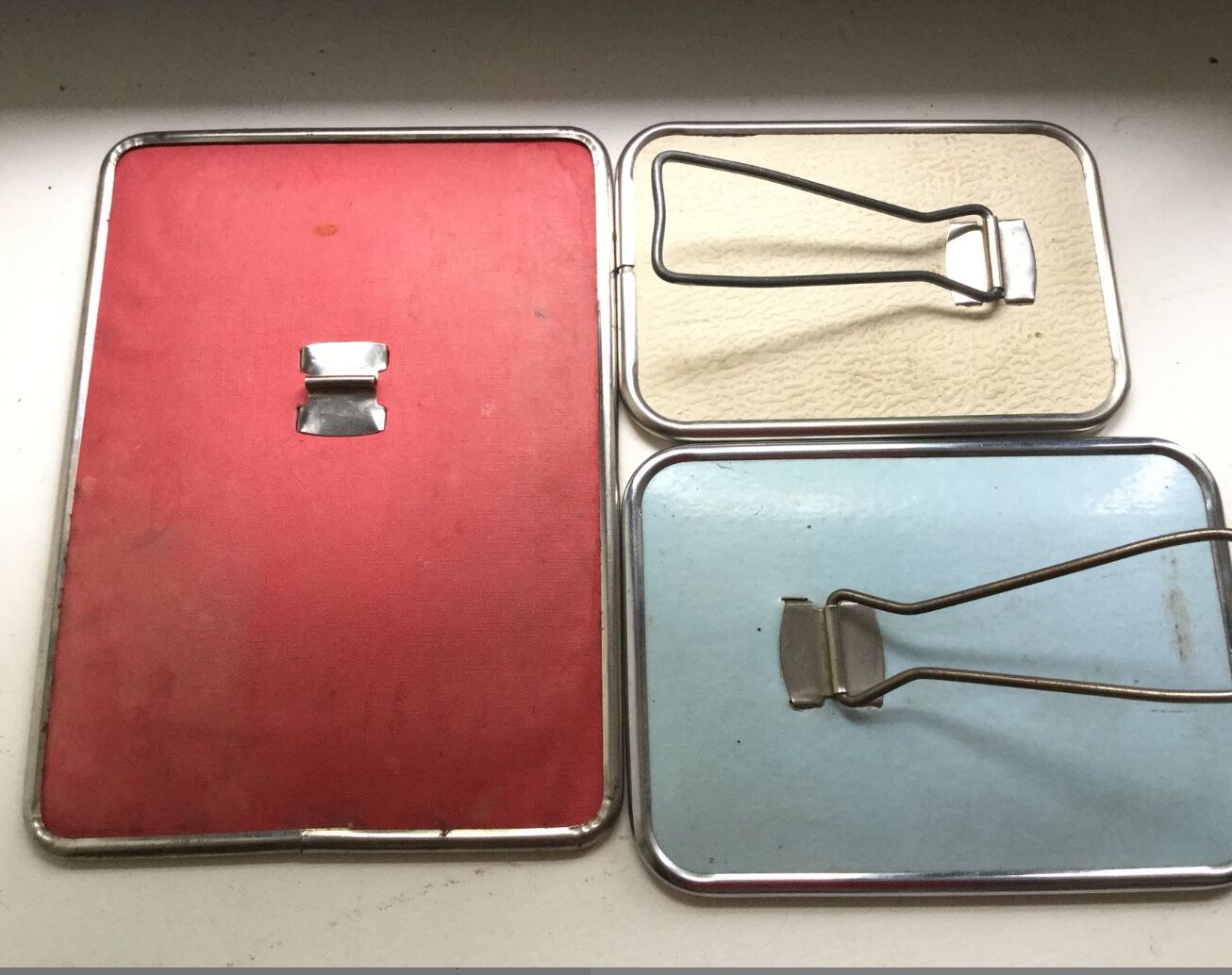 Trio of Barber vintage mirror