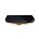 Console D’Applique Murale Années 50 en Métal Doré avec Plateau Miroir