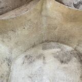 Set of 2 free-form fiberglass planters