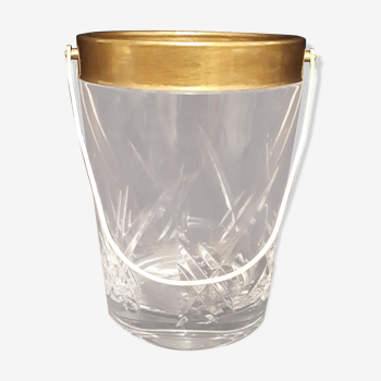 Vintage gold ice bucket