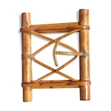 Vintage wicker patère