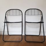 Set of 2 Alland folding chairs by Niels Gamelsgaard