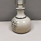 Large table lamp in ceramic by Danish Allan Hytholm 1980s.