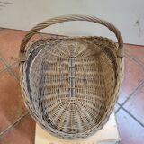 Wicker log basket