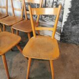 Set of 8 60s bistro chairs