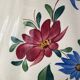 Grande théière en céramique à décor de fleurs Digoin Sarreguemines