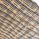 Set of four rattan S-chairs