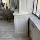 XL display case with white patina