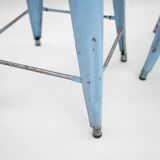 Set of 2 Vintage TOLIX Bar and Counter Stools by Xavier Pauchard
