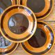 Series of 5 plates gien france
