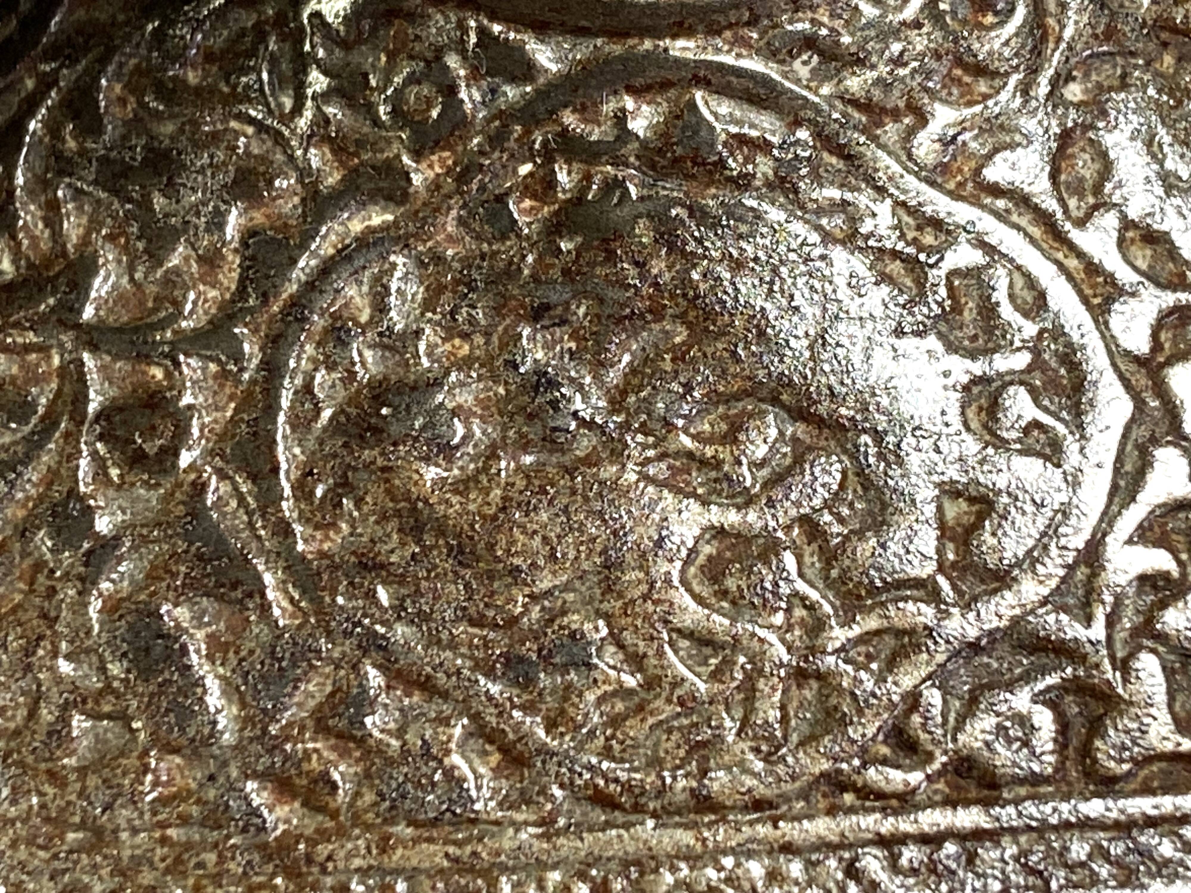 Pair of Candlesticks Candlesticks Bronze Silver Atypical Decoration