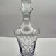 Crystal wine carafe from Fains – Original label, Original stopper