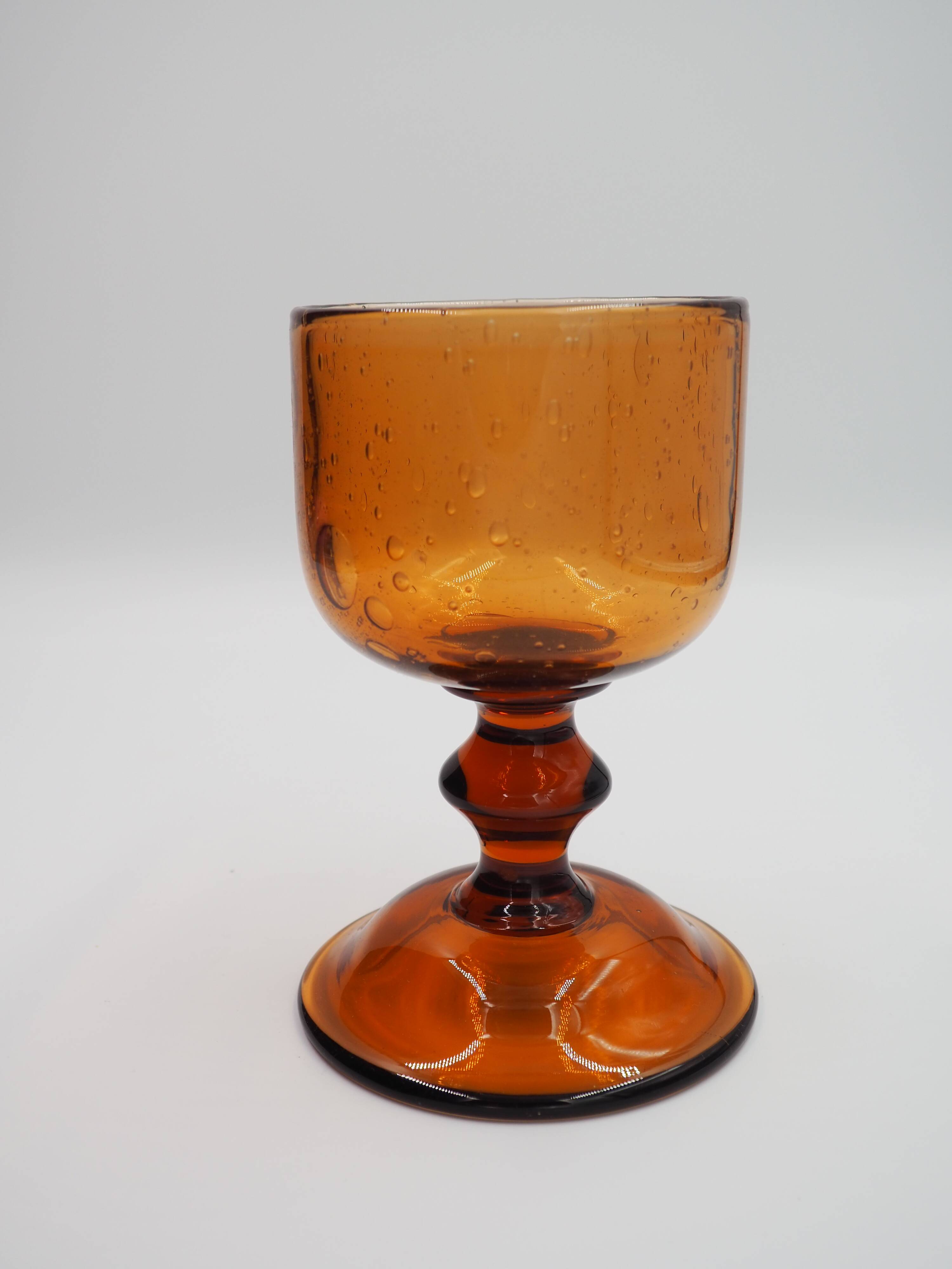 Verre à vin ambré Biot