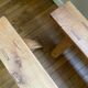 Paire de bancs de ferme