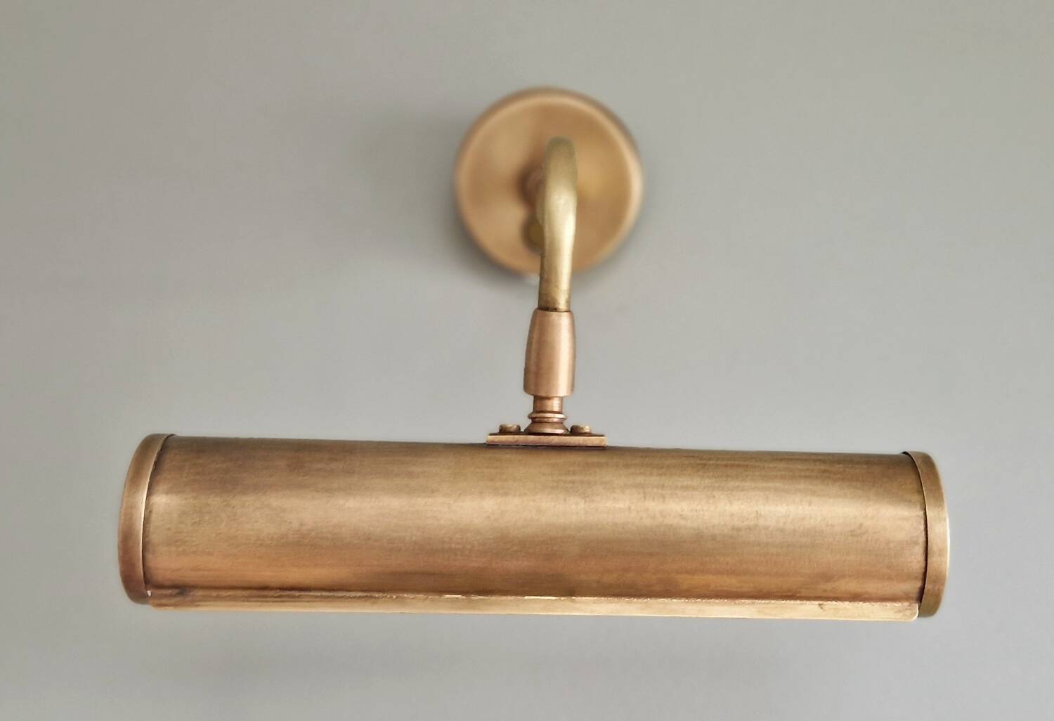 Vintage 80s brass picture light Ikea
