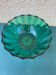 Superbe Coupe / Saladier Vintage en Verre Vert Émeraude