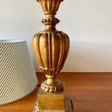 Gilded wooden lamp