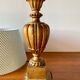 Gilded wooden lamp