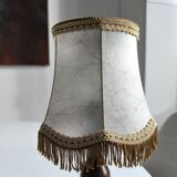 Lampe à poser en bois tourné