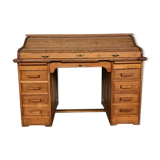 American solid solid oak cylinder desk from 1930