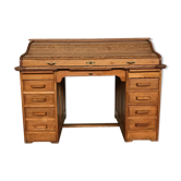 American solid solid oak cylinder desk from 1930
