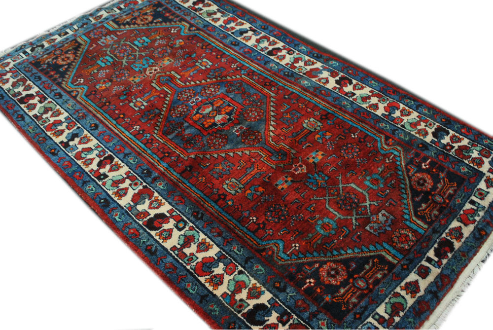 Authentic old Persian rug 192 x 118 cm