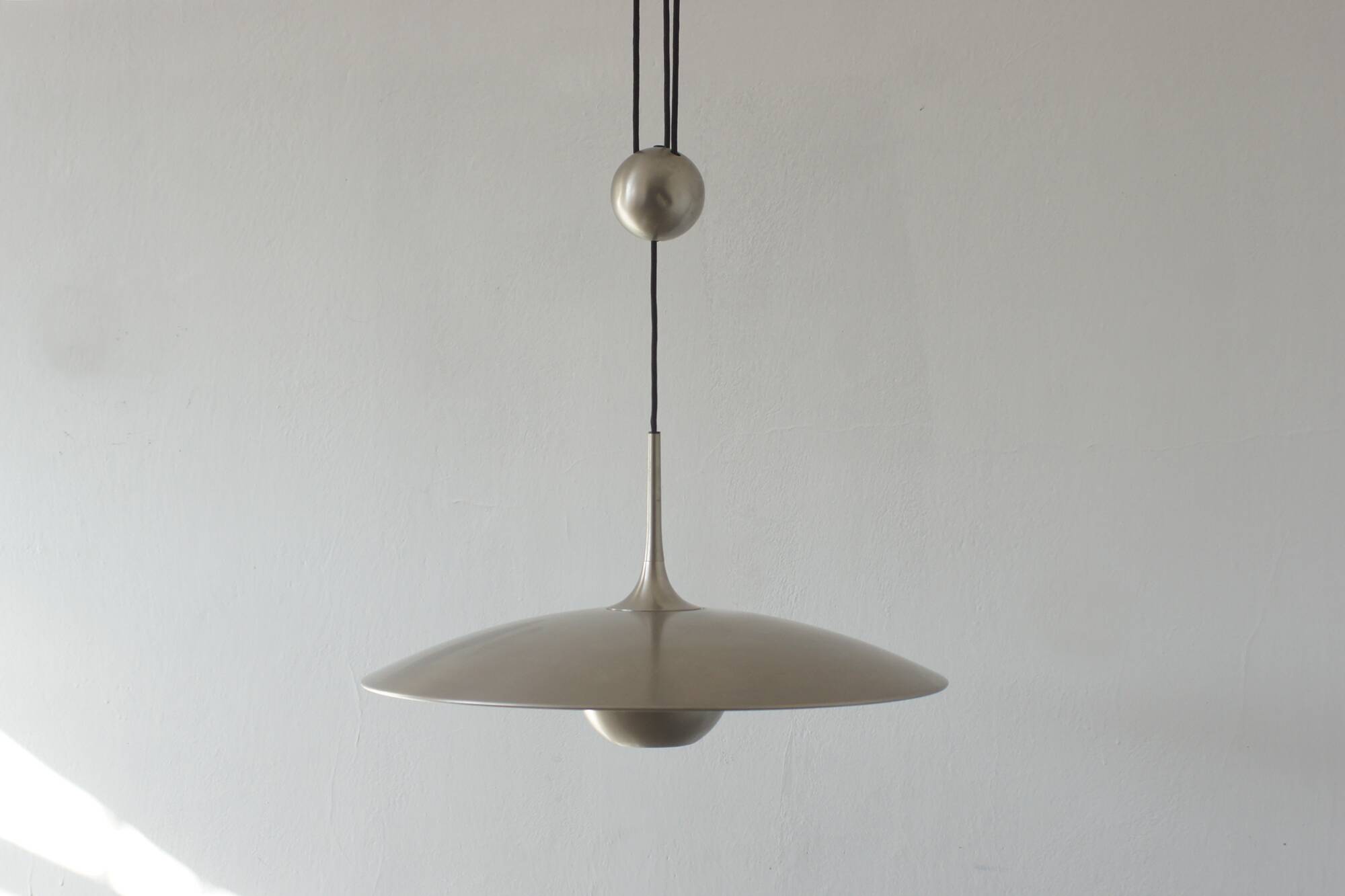 Silver Pendant Lamp by Florian Schulz