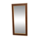 Danish Pine and Ceramic Tile Wall Mirror, 1960s
