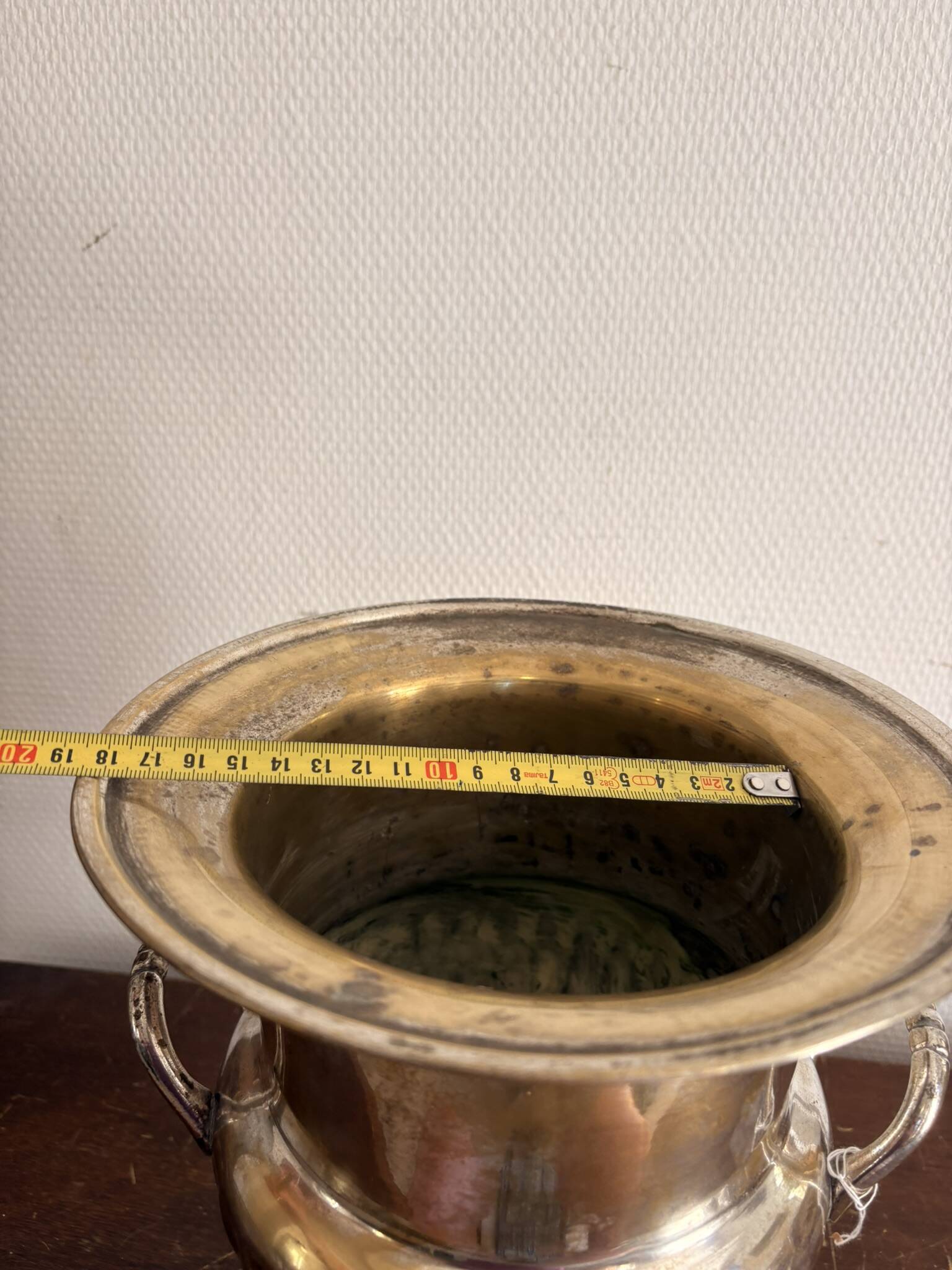 Antique Médicis Pot Vase Silver-Plated Classic Chic