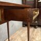 Parisian Louis XVI style desk in mahogany and gilded bronze