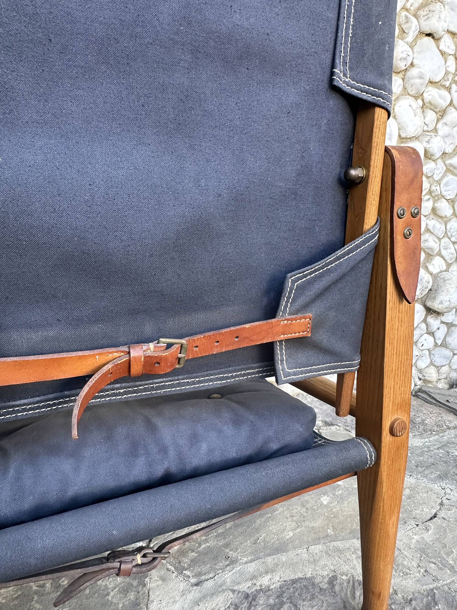 Safari Chair KK47000 Kaare Klint for Rud. Rasmussen, Denmark, 1960