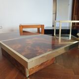 Table basse vintage années 70 Lancel bar